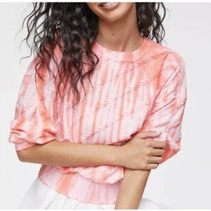 Anthropologie Sandy Puff-Sleeved Tie Dye Pullover